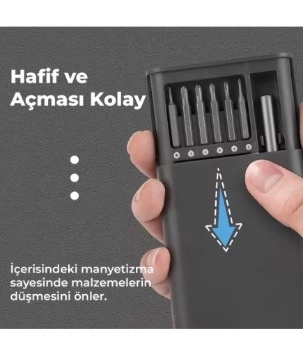 Manyetikli Saatçi Tornavida Seti